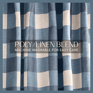 Elrene Farmhouse Buffalo-Check Blackout Curtain Panel