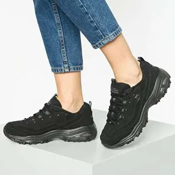 Skechers Women's D'Lites-Play on Fashion Sneaker for Ultimate Comfort