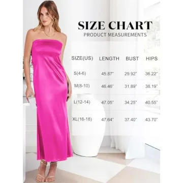 Elegant ANRABESS Strapless Maxi Dress for Summer