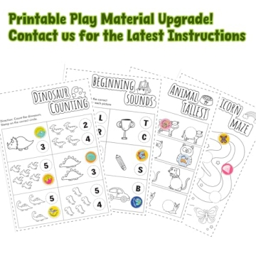 Giant Bean Sticker Stamper Set - 640 Motivational Sticker Stamps