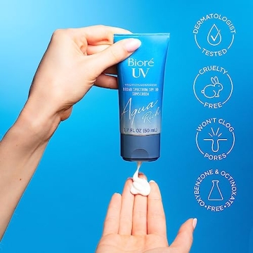 Biore UV Aqua Rich SPF 50 Daily Sunscreen for Sensitive Skin