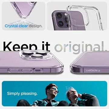 Spigen Ultra Hybrid Designed for iPhone 14 Pro Case (2022) [Anti-Yellowing], [Military-Grade Protection] - Crystal Clear