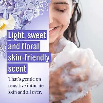 Vagisil Feminine Wash for Intimate Area Hygiene, Scentsitive Scents, pH Balanced and Gynecologist Tested, Spring Lilac, 12 oz (Pack of 1)