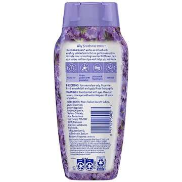 Vagisil Feminine Wash for Intimate Area Hygiene, Scentsitive Scents, pH Balanced and Gynecologist Tested, Spring Lilac, 12 oz (Pack of 1)