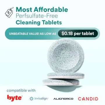 Weiss Naturals Retainer Cleaner - Mint-Scented Tablets