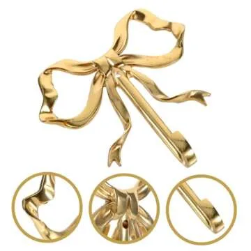 Elegant Bowknot Wall Hook for Stylish Home Organization