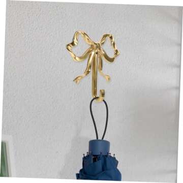 Elegant Bowknot Wall Hook for Stylish Home Organization