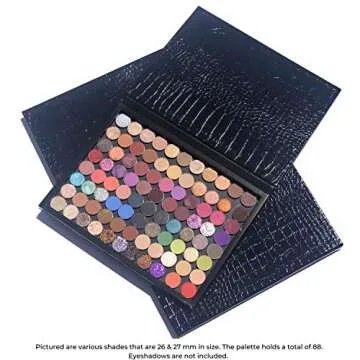 XL 88 Pan Magnetic Pro Makeup Palette for Eyeshadows