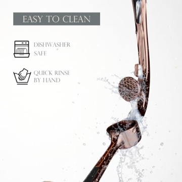 Premium Garlic Press - Effortless Mincing & Cleaning