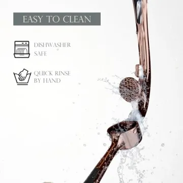 Premium Garlic Press - Effortless Mincing & Cleaning