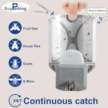 Bug Parking Flying Insect Trap for Indoor Use with Refills