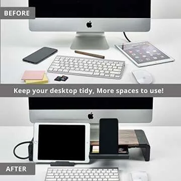 SIIG Multi-Function Monitor Stand with USB Ports