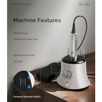 Professional MelodySusie Electric Nail Drill for Stunning Nails