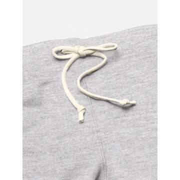 Champion French Terry Drawstring Sweatpants, Women’s Soft Joggers, C Logo, 29" Inseam, Oxford Gray, Medium