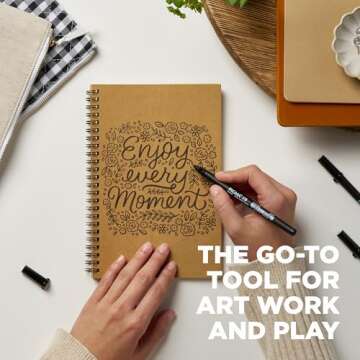 SAKURA Pigma Brush Pens - Perfect For Calligraphy & Art