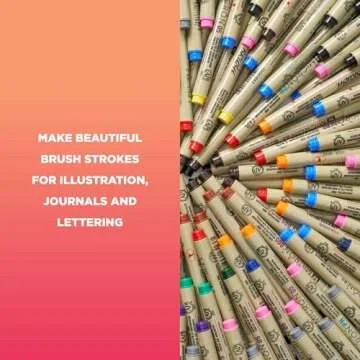 SAKURA Pigma Brush Pens - Perfect For Calligraphy & Art