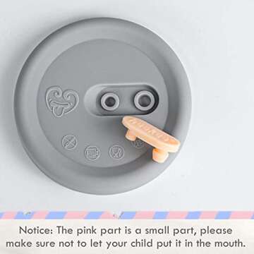 haakaa Jolly Hippo Straw Cup (Steel)