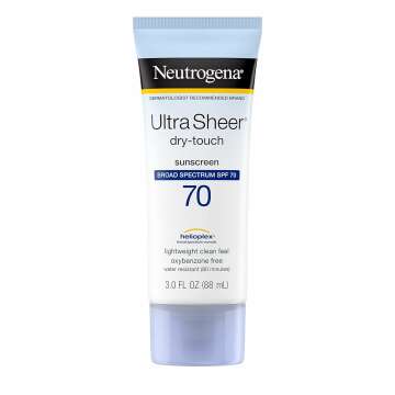 Neutrogena Ultra Sheer Sunscreen SPF 70, 3 Fl Oz