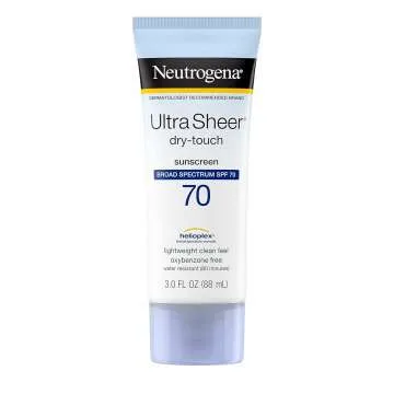 Neutrogena Ultra Sheer Sunscreen SPF 70, 3 Fl Oz