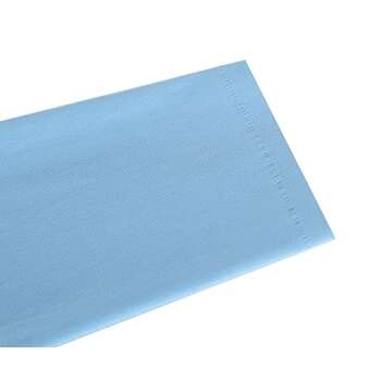 MUXXN Women's Lady Vintage 3/4 Sleeve Semi Formal Business Office Slim Pencil Dress with Pockets Airy Blue XXL