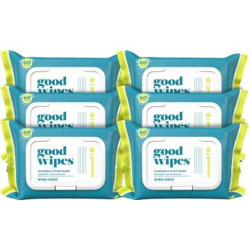 Flushable Plant-Based Adult Wipes for Home Use - Eco-Friendly Cleaning Solution
