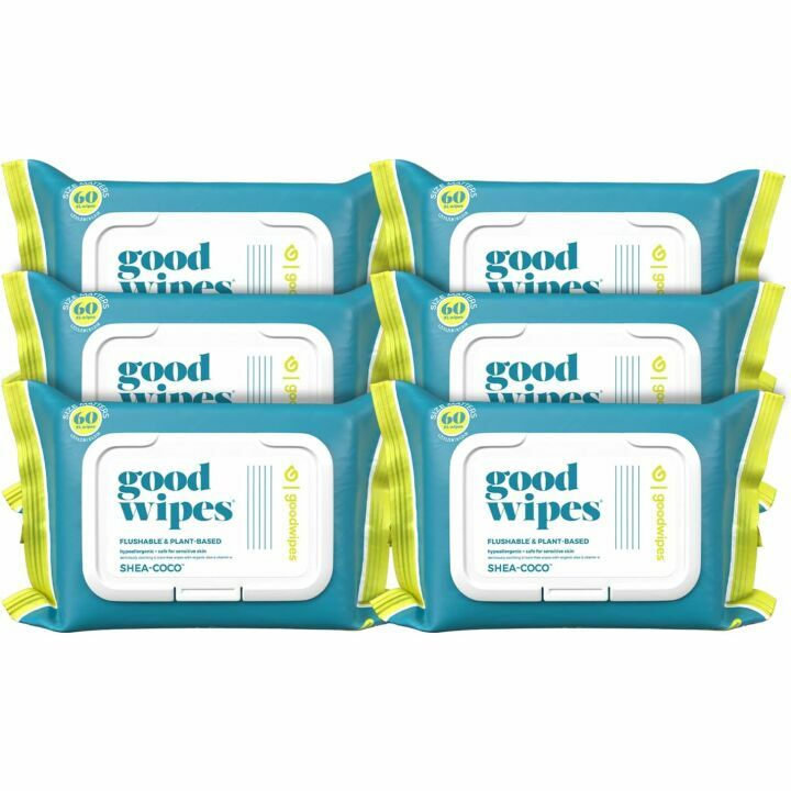 Eco-Friendly Flushable Plant-Based Adult Wipes