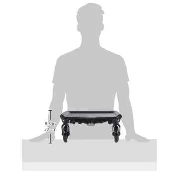 Baby Jogger Glider Board for City Mini 2, City Mini 2 Double, City Mini GT2, City Mini GT2 Double, City Select, and City Select LUX Strollers, Black