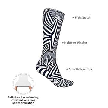 Unisex Unique Design Potted Succulents Socks 30CM Socks Cotton/nylon/spandex.