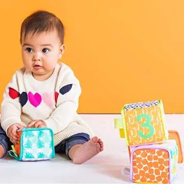 Soft Sensory Blocks for Infants - Bright Starts
