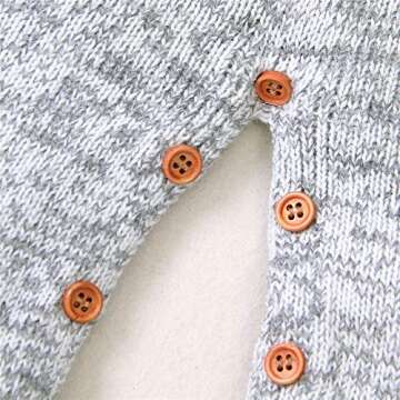 CIYCUIT Baby Boy Girl Christmas Outfit Newborn My First Christmas Onesie Sweater Clothes Reindeer Blue 0-6 Months