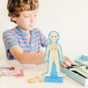 Melissa & Doug Anatomy Playset with 24 Magnetic Pieces
