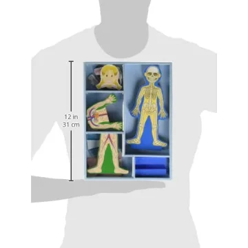 Melissa & Doug Anatomy Playset with 24 Magnetic Pieces