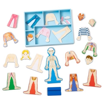 Melissa & Doug Anatomy Playset with 24 Magnetic Pieces