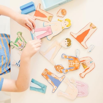 Melissa & Doug Anatomy Playset with 24 Magnetic Pieces
