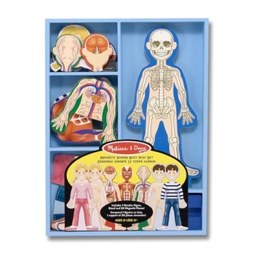 Melissa & Doug Anatomy Playset with 24 Magnetic Pieces