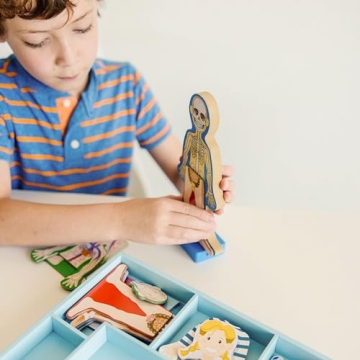 Melissa & Doug Anatomy Playset with 24 Magnetic Pieces