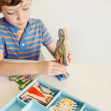 Melissa & Doug Anatomy Playset with 24 Magnetic Pieces
