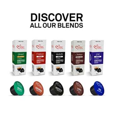ITALIAN COFFEE FOR ESPRESSO LOVERS Italian Coffee capsules compatible with Verismo, CBTL, Caffitaly,...