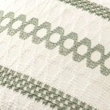 MIULEE Sage Green Boho Pillow Covers for Home Decor