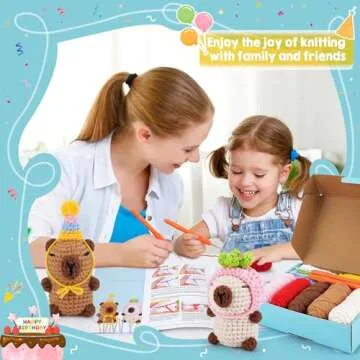 Beginner Crochet Kit for Capybaras and Video Tutorials