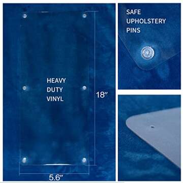 Cat Scratch Furniture Protectors – Clear Vinyl Guards