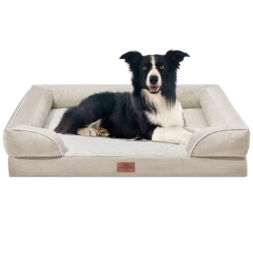 Orthopedic Waterproof Dog Bed for Large Breeds