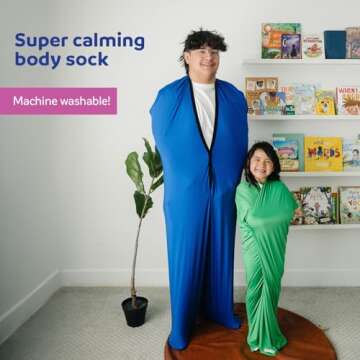 Fun and Function - Space Explorers Body Sock - Calming Sensory Sack for Kids, Teens, & Adults - Prom...