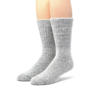 WARRIOR ALPACA SOCKS - Unisex Toasty Toes Ultimate Alpaca Socks For Men And Women (Medium - White Ci...