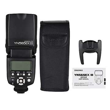 YONGNUO YN565EX III Wireless Flash Speedlite Compatible with Canon DSLR Camera