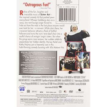 Sister Act DVD: The Perfect Family Comedy to Lift Your Spirits