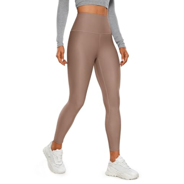 CRZ YOGA Women's Fleece Lined Leggings - Winter Warm Thermal Yoga Pants
