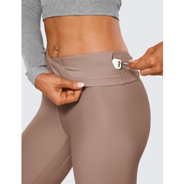 CRZ YOGA Fleece Lined Leggings Winter Warm Thermal Yoga Pants