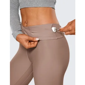 CRZ YOGA Fleece Lined Leggings Winter Warm Thermal Yoga Pants