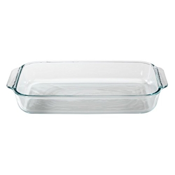 Pyrex 3 Quart Glass Baking Dish with Red Lid Made in USA